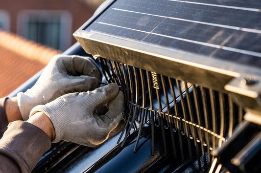 BirdBlocker being installed