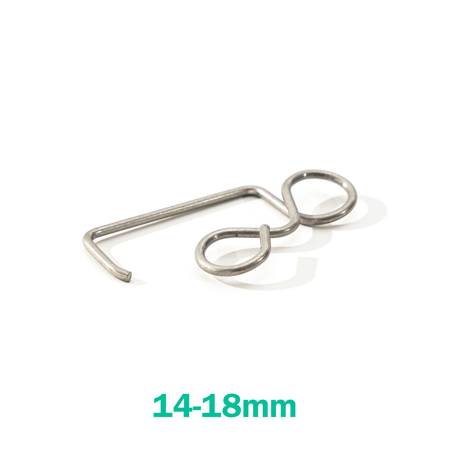 14-18mm BoxClip (50 pcs) in Silver - BirdBlocker
