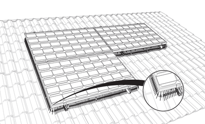 Diagram including BirdBlocker 125mm